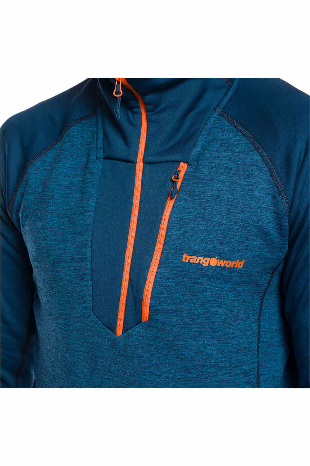 Trango forro polar hombre GLYDERS AZUL vista detalle