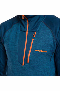 Trango forro polar hombre GLYDERS AZUL vista detalle