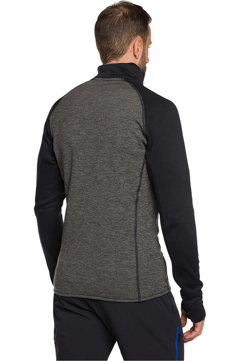 Trango forro polar hombre GLYDERS NEGRO vista trasera