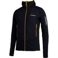 Trango forro polar hombre MONTRO NEGRO vista detalle