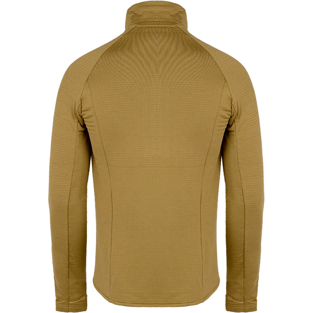 Trango forro polar hombre PULLOVER VERNAZ MARRON vista trasera
