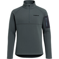 Trango forro polar hombre YOPAL GRIS vista frontal