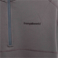 Trango forro polar hombre YOPAL GRIS vista trasera