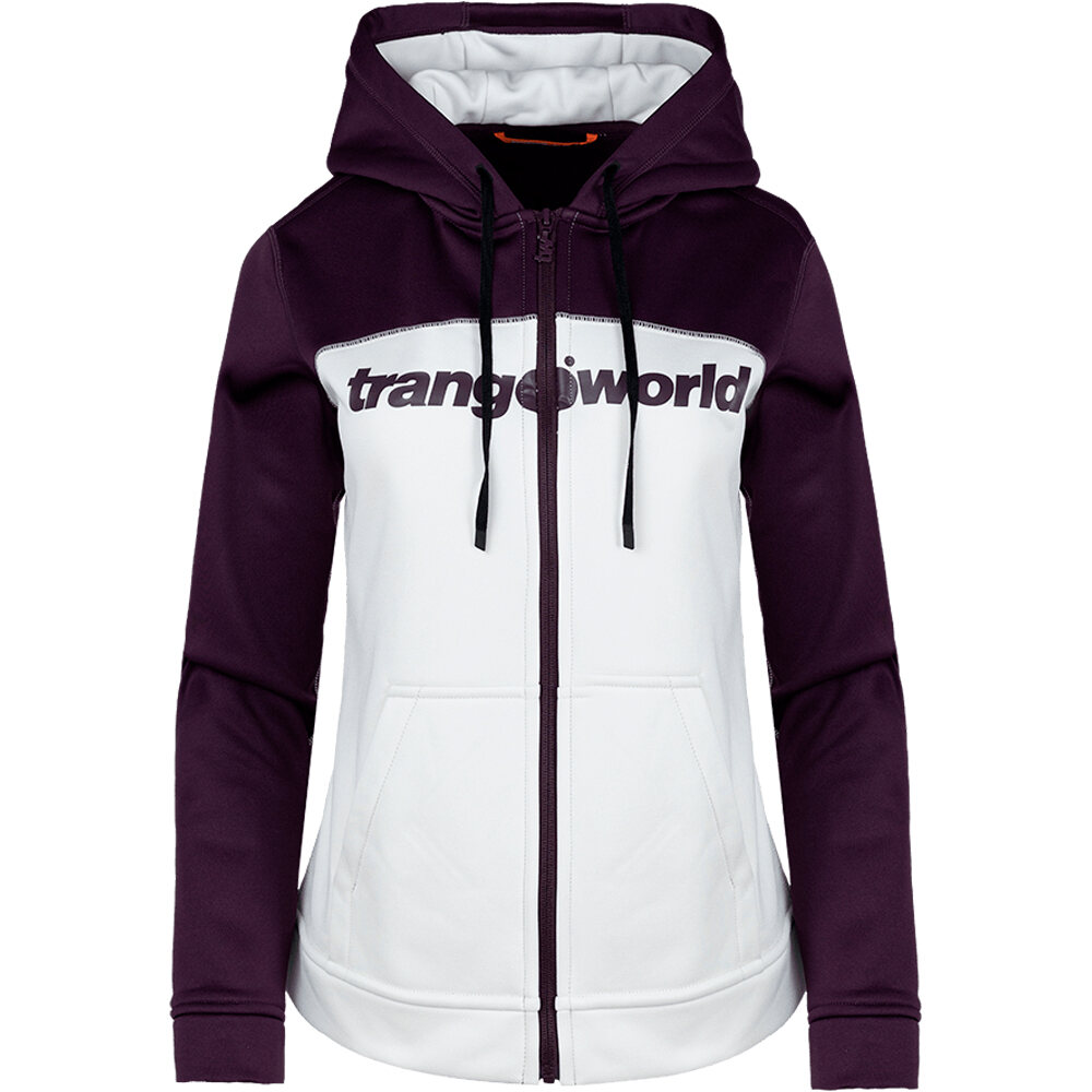 Trango forro polar mujer CHAQUETA LIENA V02 MARRON vista frontal