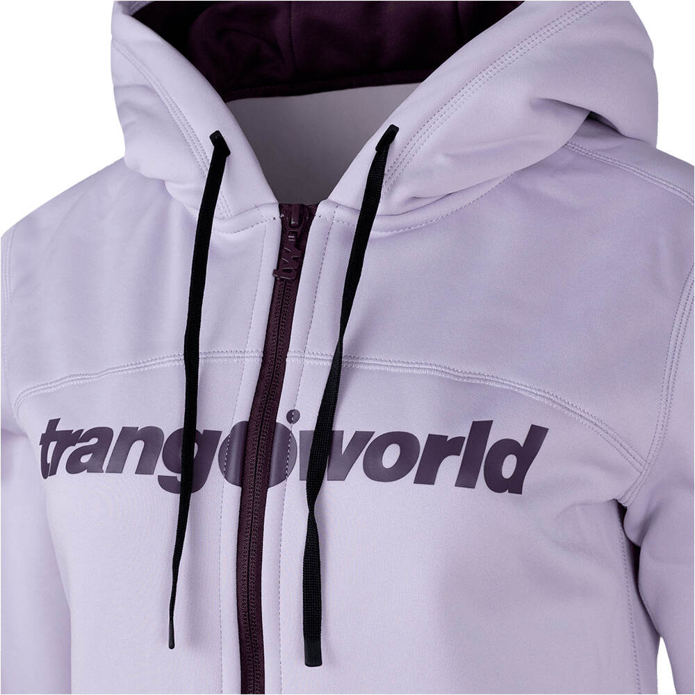 Trango forro polar mujer CHAQUETA LIENA V02 MORADO vista detalle