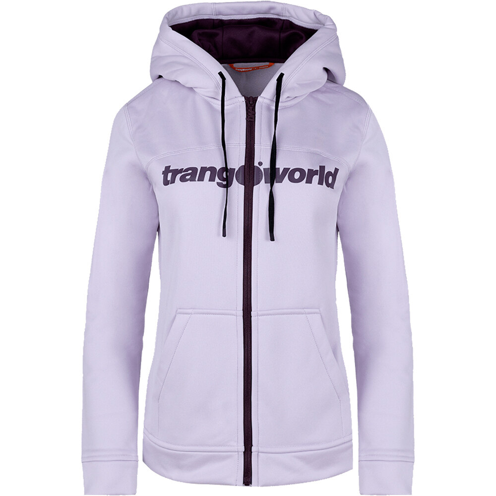 Trango forro polar mujer CHAQUETA LIENA V02 MORADO vista frontal