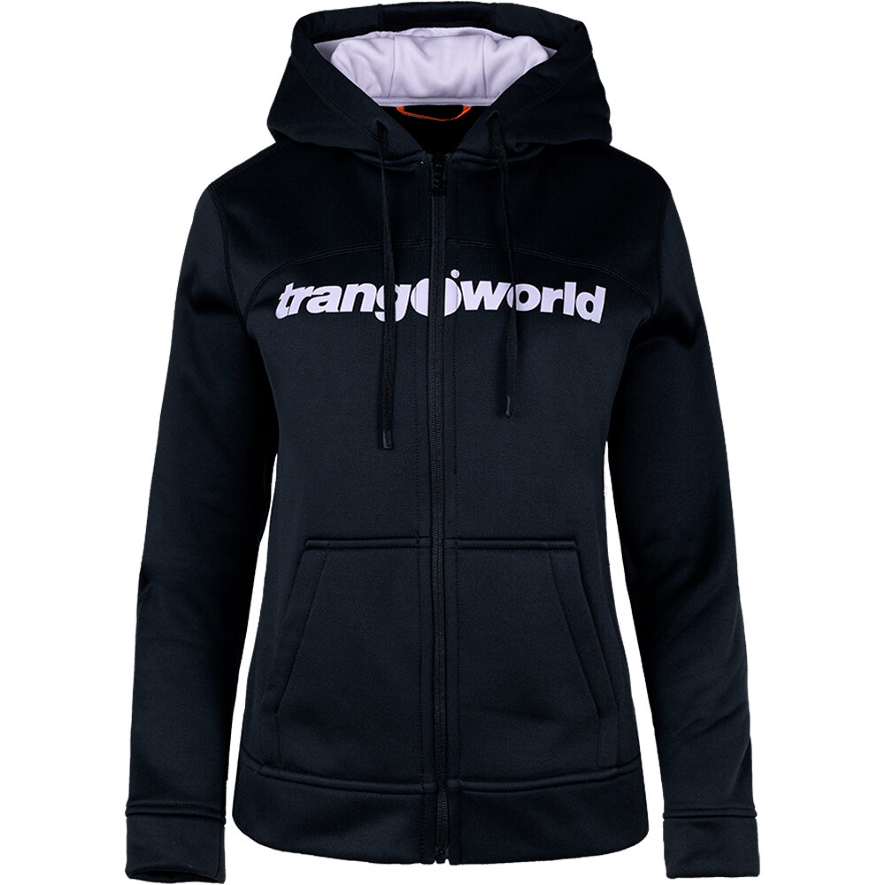 Trango forro polar mujer CHAQUETA LIENA V02 NEGRO vista frontal