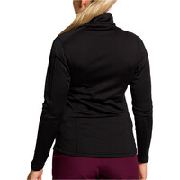 Trango forro polar mujer GEELONG NEGRO vista trasera