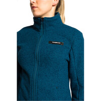Trango forro polar mujer GIRALIA AZUL vista detalle