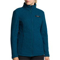 Trango forro polar mujer GIRALIA AZUL vista frontal