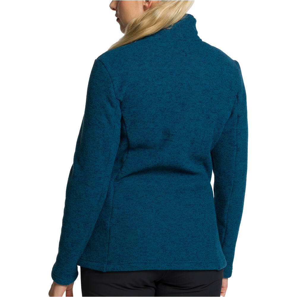 Trango forro polar mujer GIRALIA AZUL vista trasera