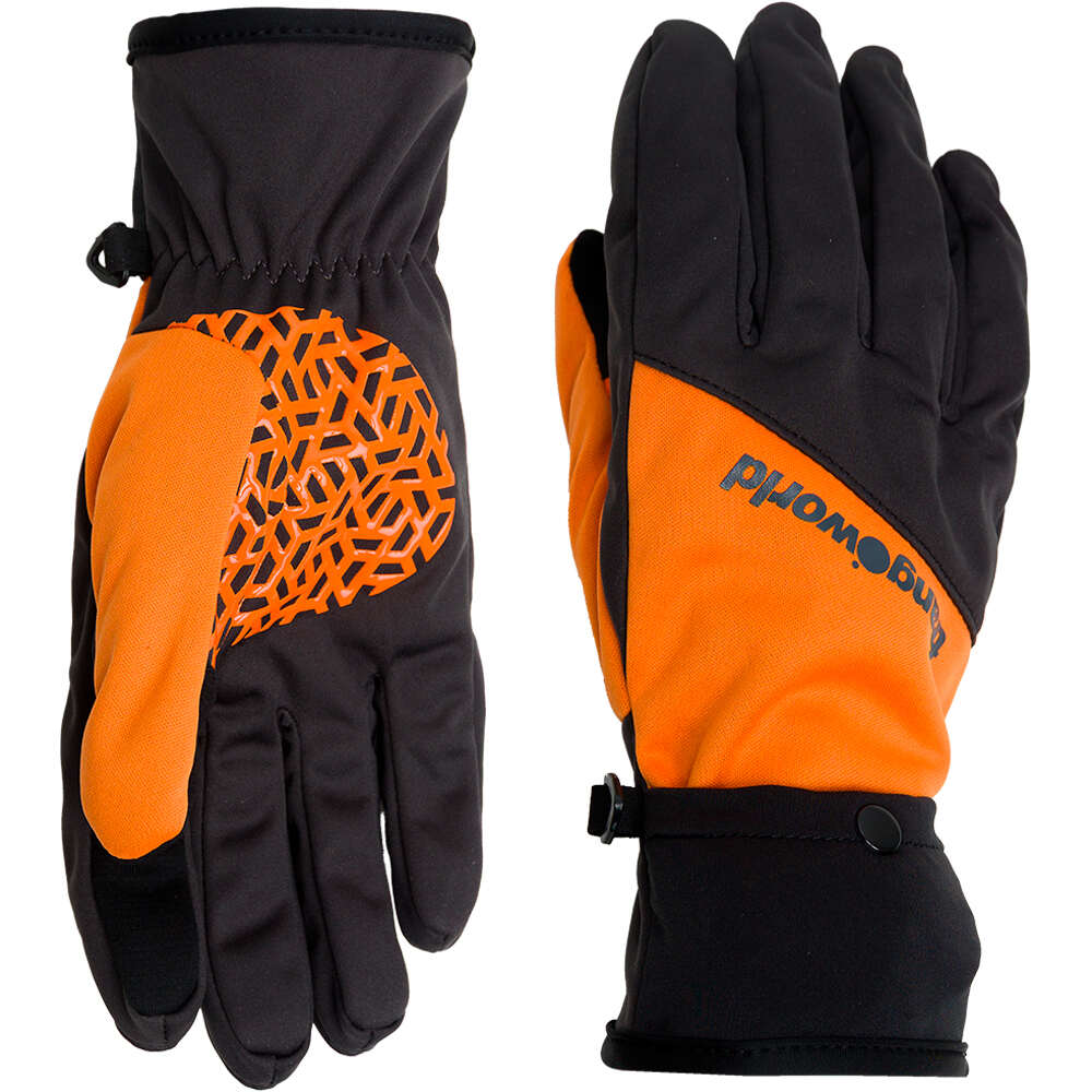 Trango guante moda hombre TETUAM GRIS vista frontal