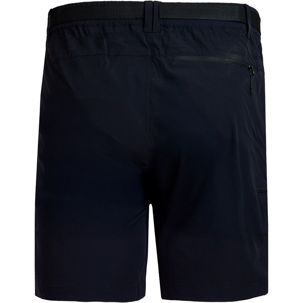 Trango pantalón corto montaña hombre UDINE NEGRO vista trasera