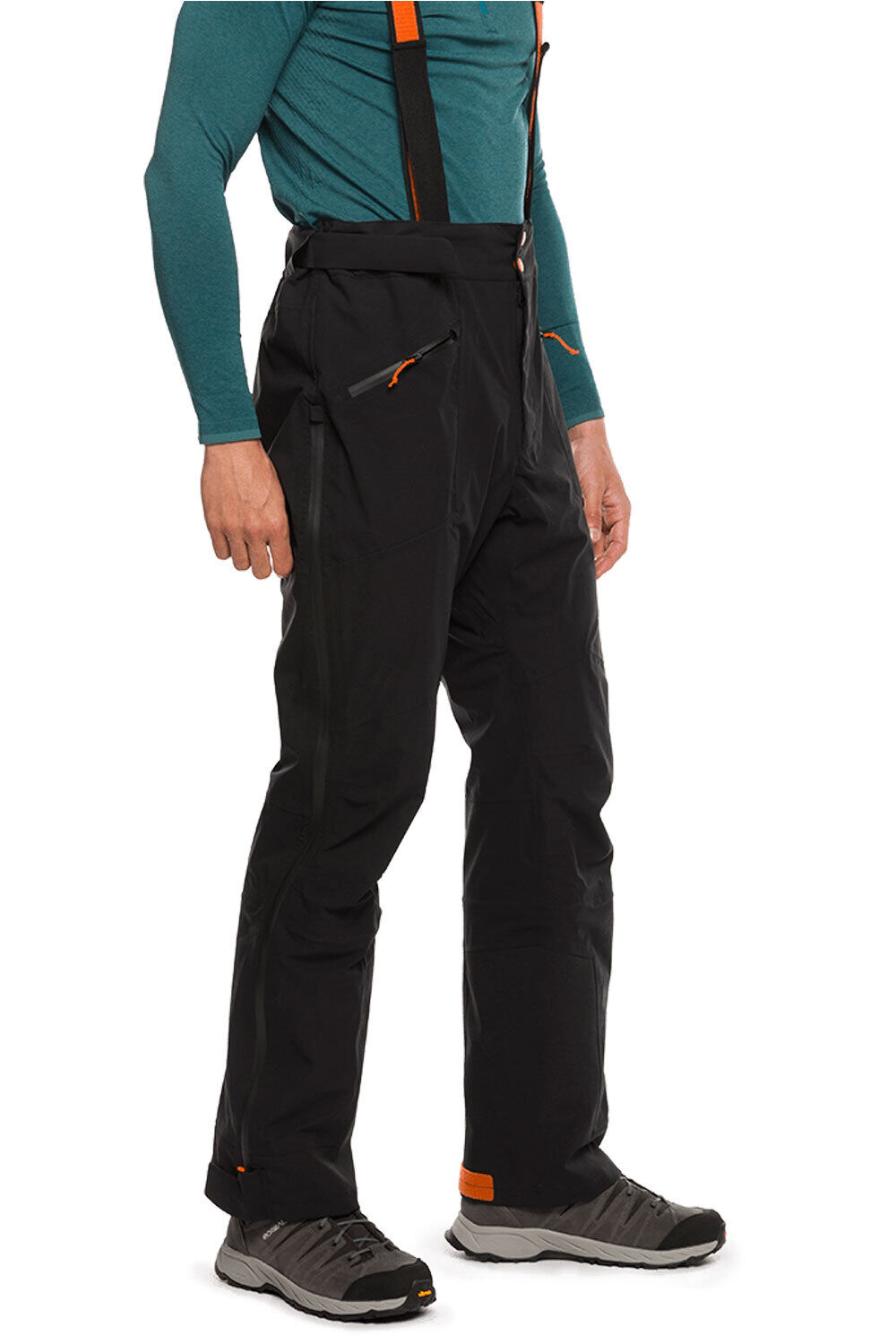 Trango pantalón montaña hombre ALADREN NEGRO vista detalle
