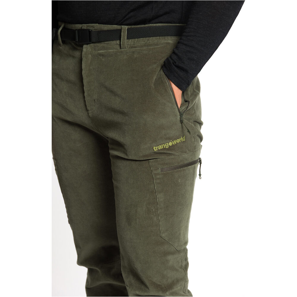 Trango pantalón montaña hombre GOYM ST VERDE vista detalle