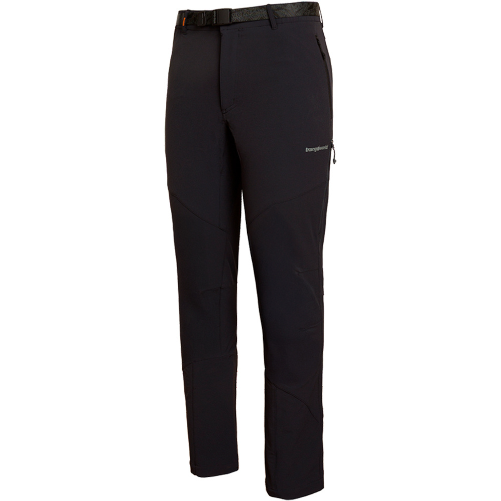 Trango pantalón montaña hombre LINARD NEGRO vista frontal