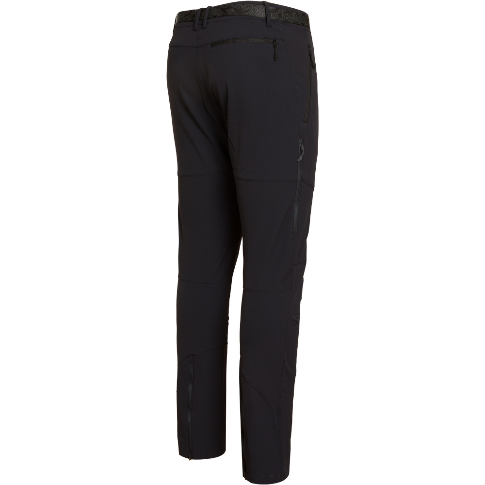 Trango pantalón montaña hombre LINARD NEGRO vista trasera