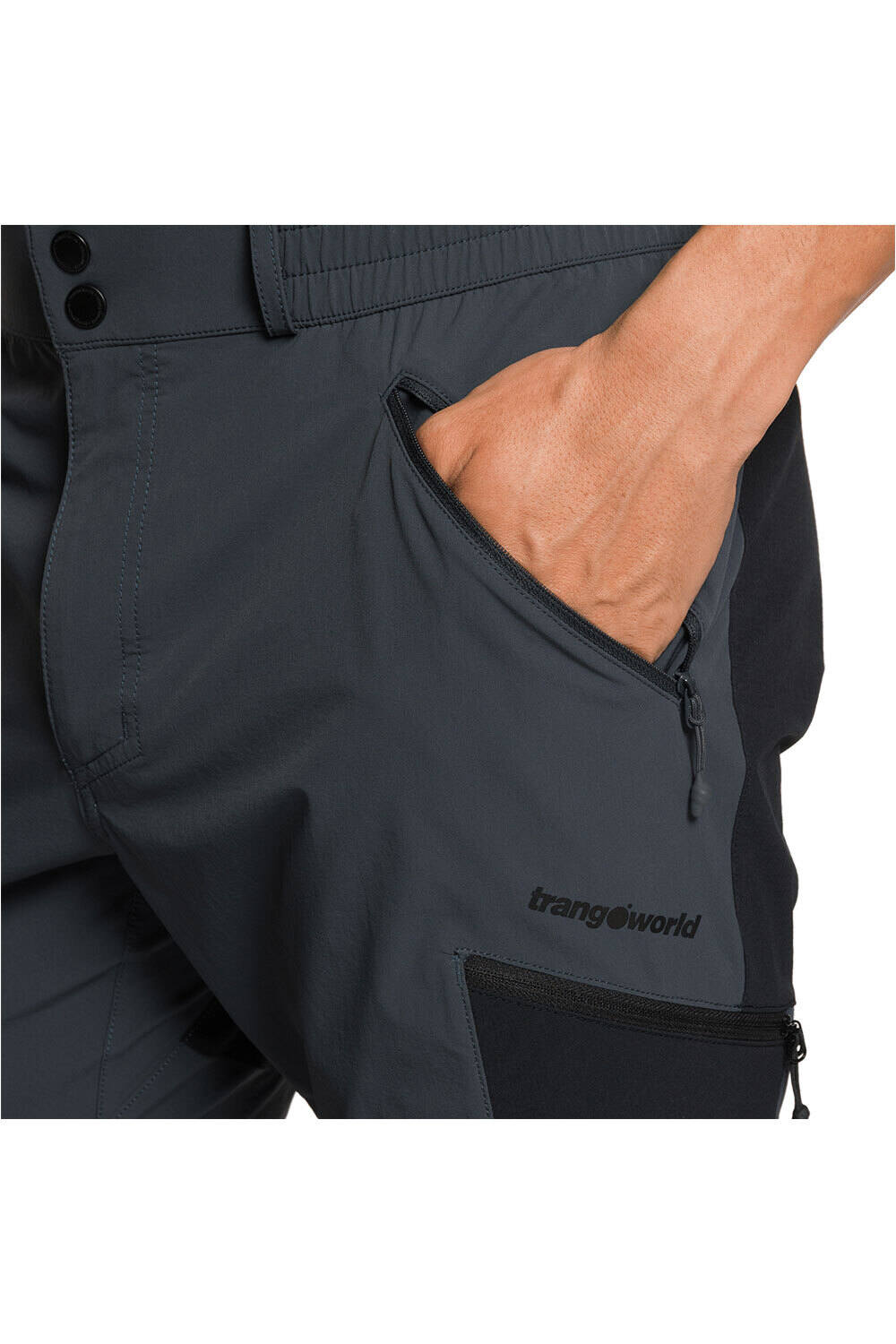 Trango pantalón montaña hombre MALMO GRIS vista detalle