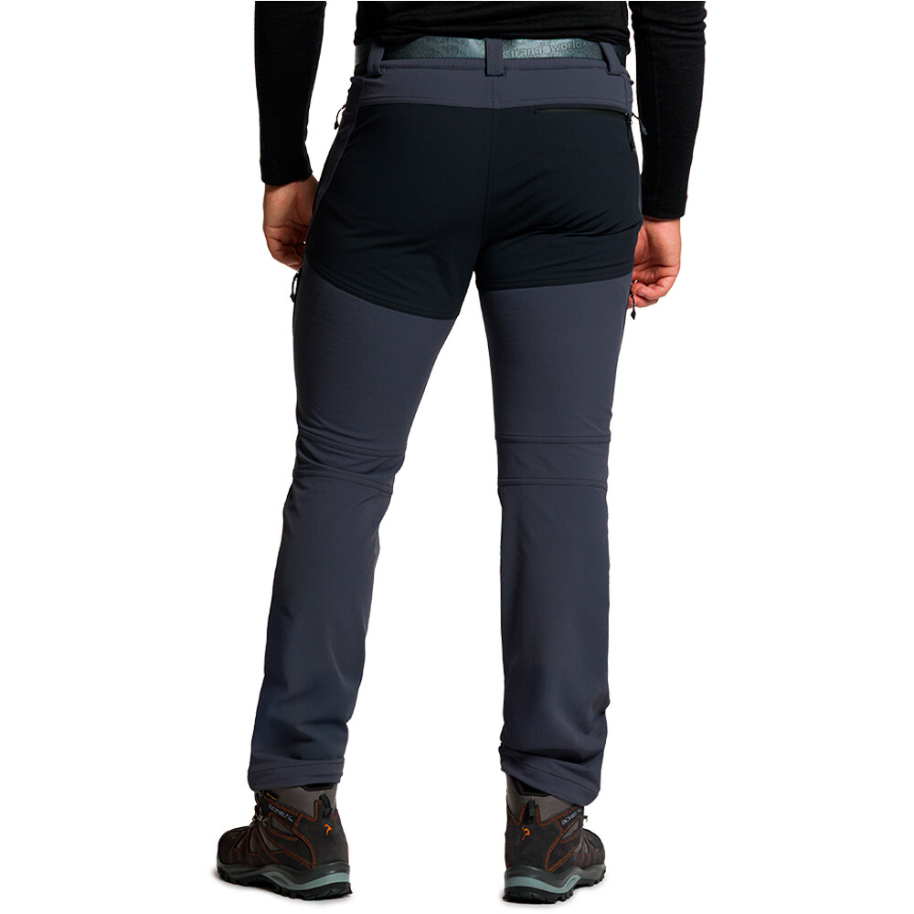 Trango pantalón montaña hombre MOURELLE V02 GRIS vista trasera