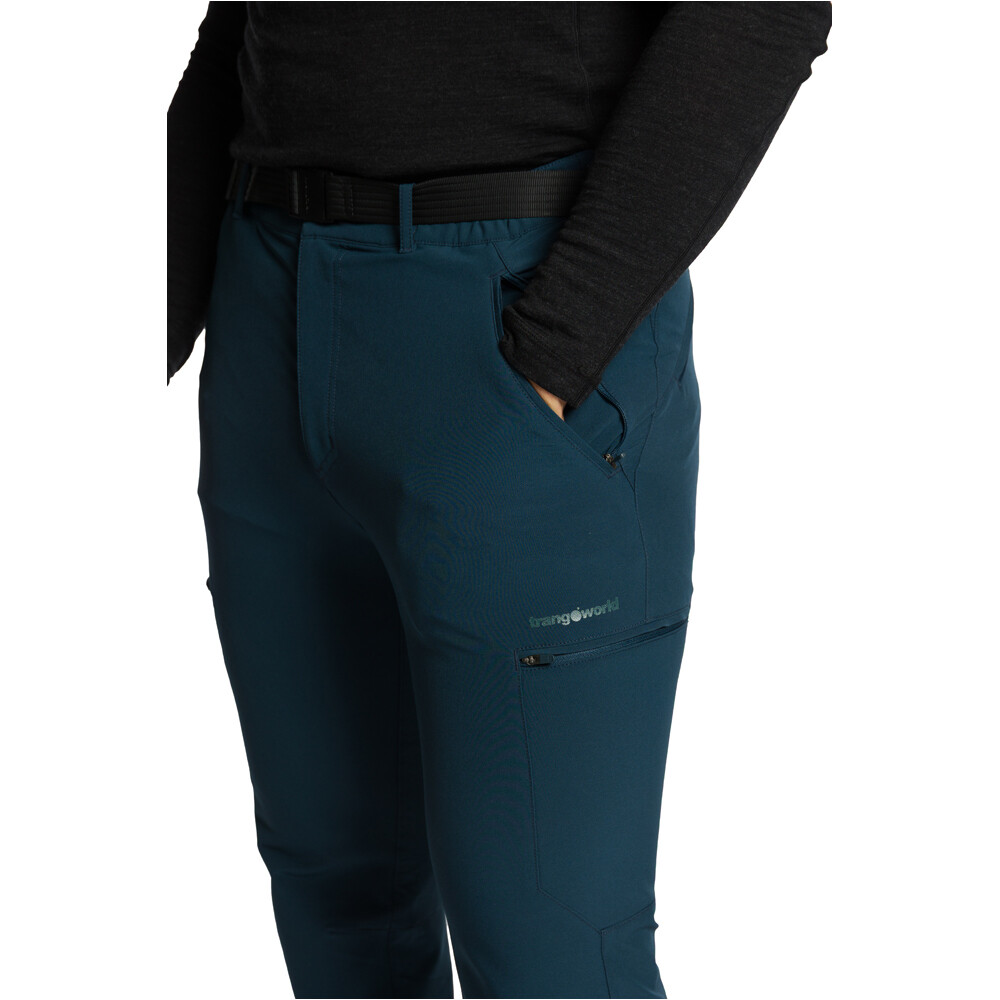 Trango pantalón montaña hombre SAVU AZUL vista detalle