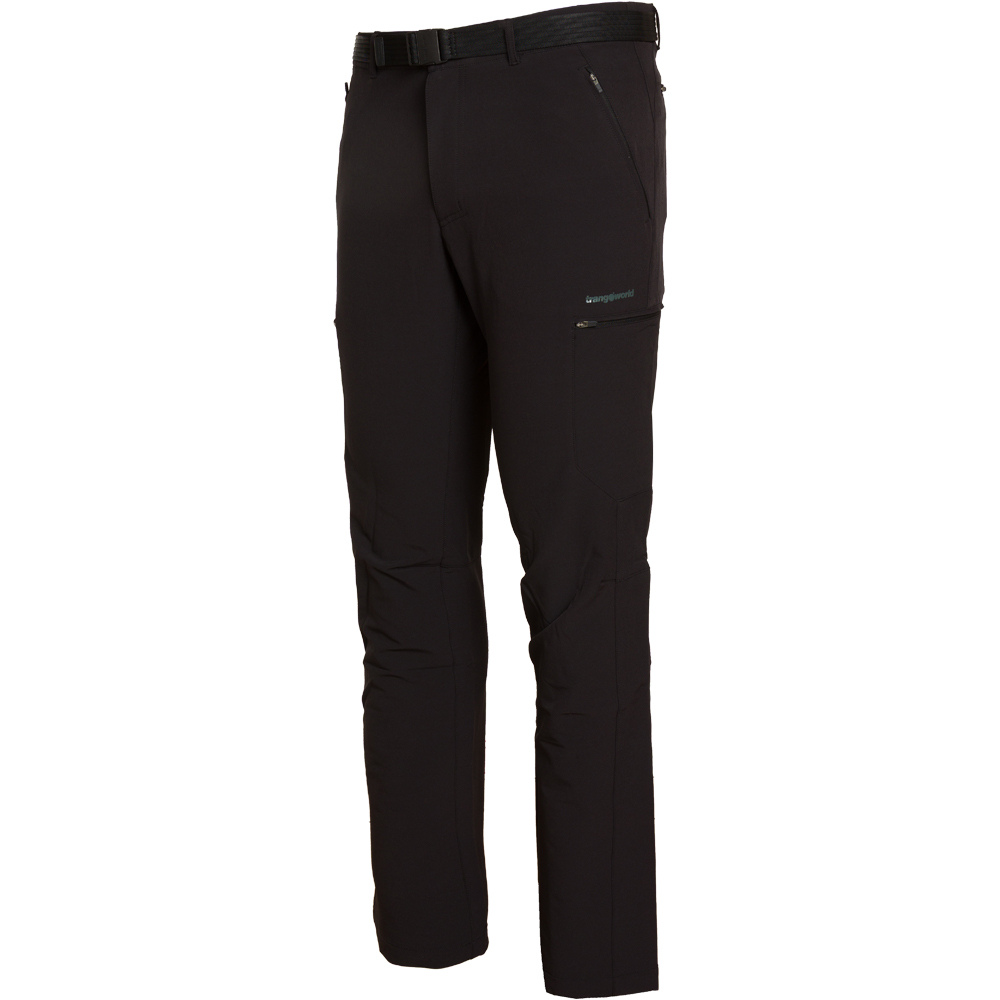 Trango pantalón montaña hombre SAVU NEGRO vista frontal