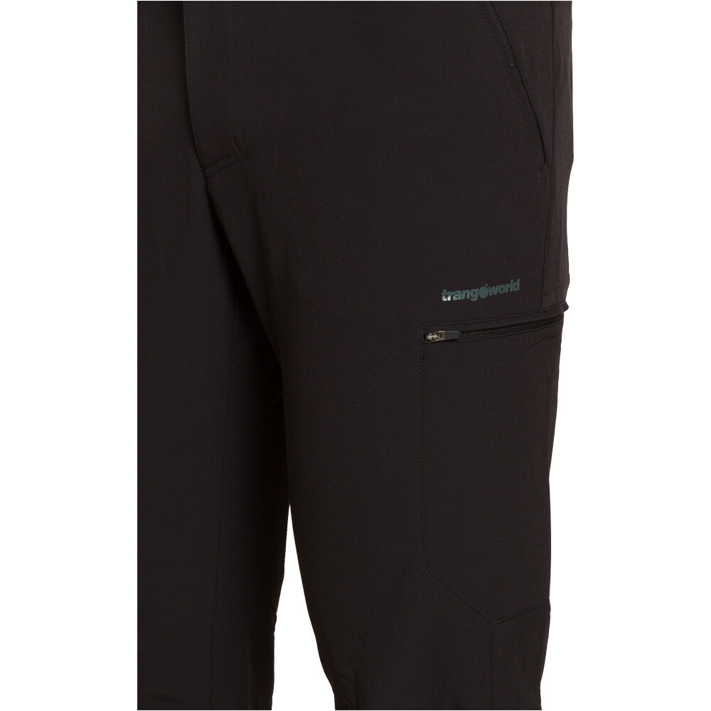 Trango pantalón montaña hombre SAVU NEGRO vista trasera