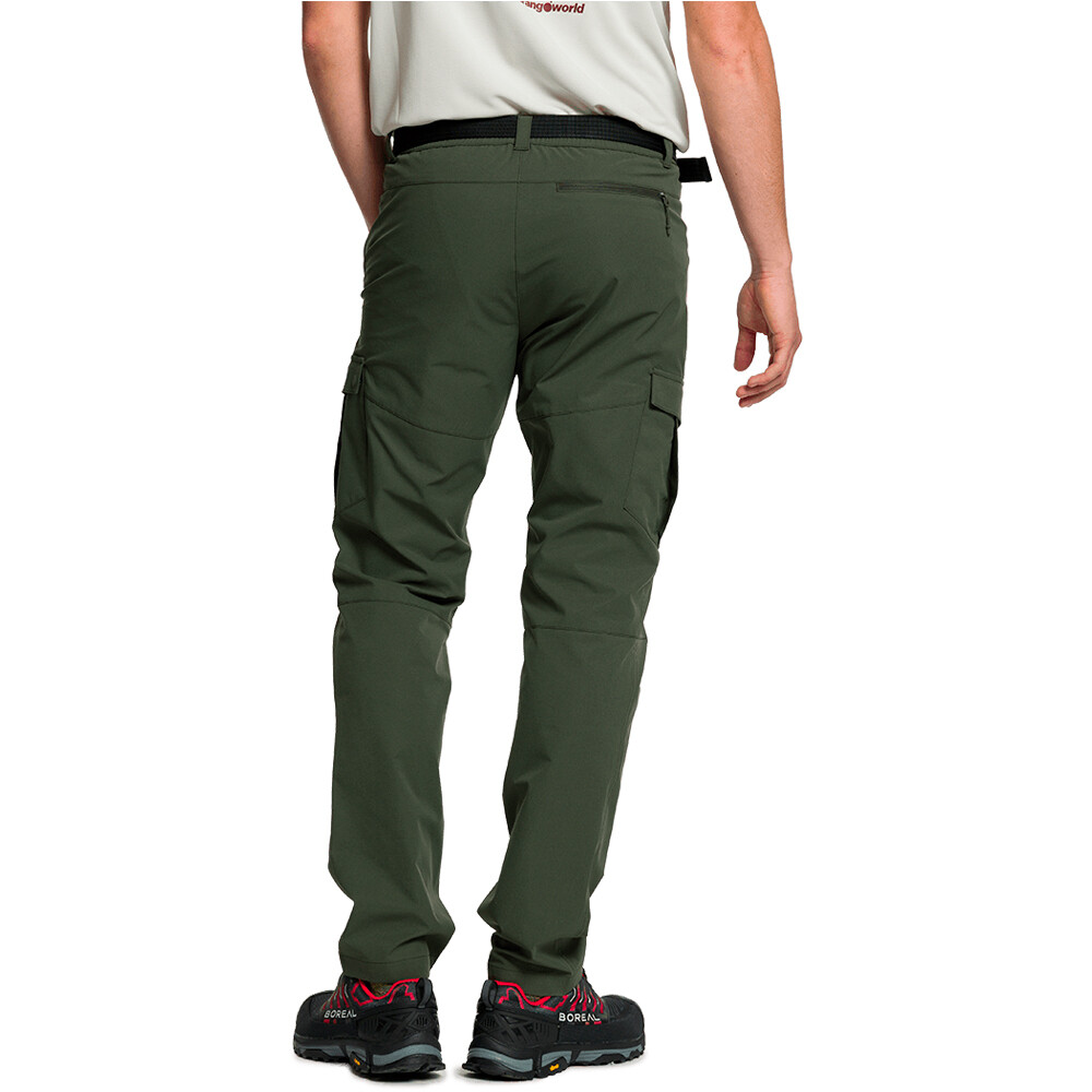Trango pantalón montaña hombre ZAGORA VERDE vista trasera