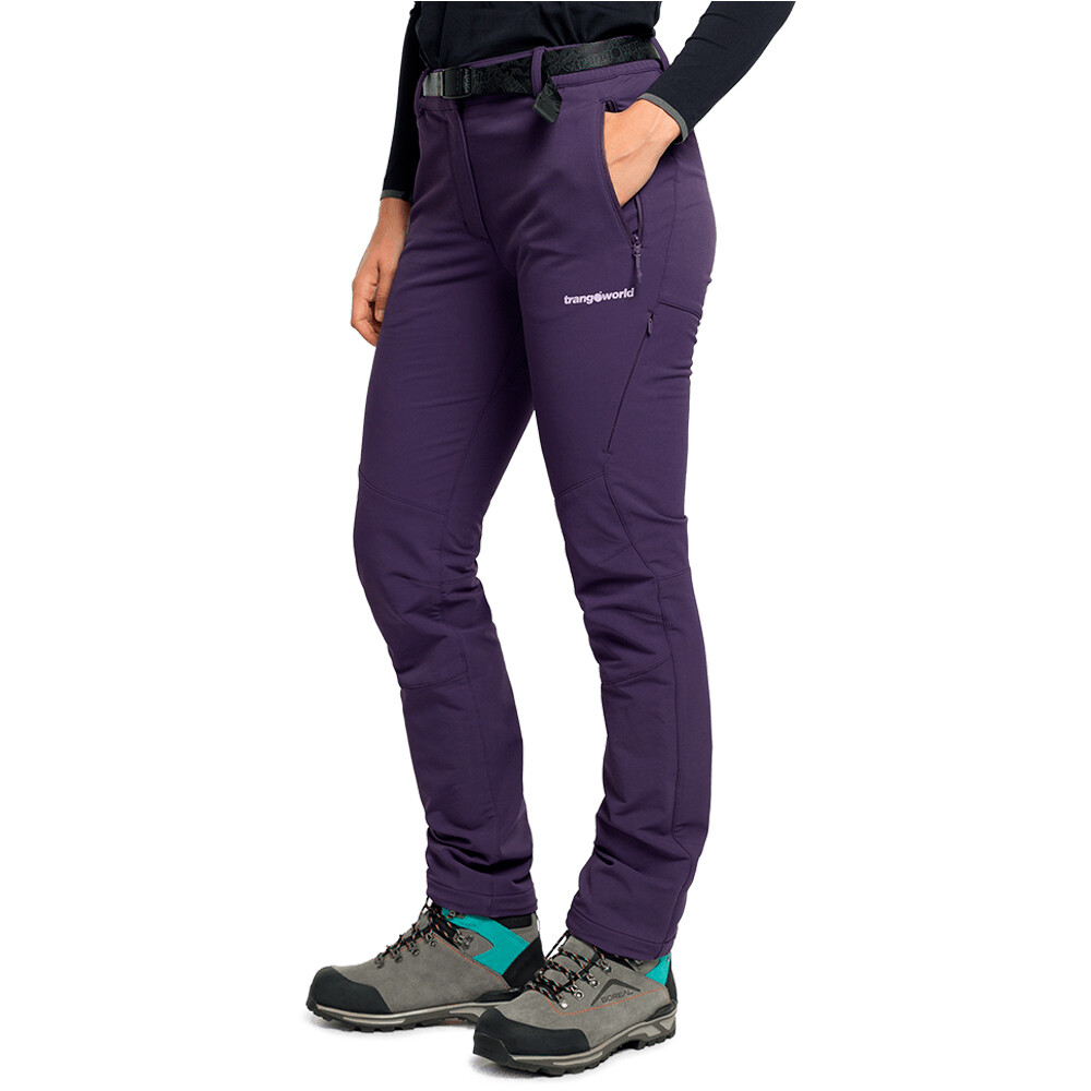 Trango pantalón montaña mujer DUNAI EXTREME MORADO vista detalle