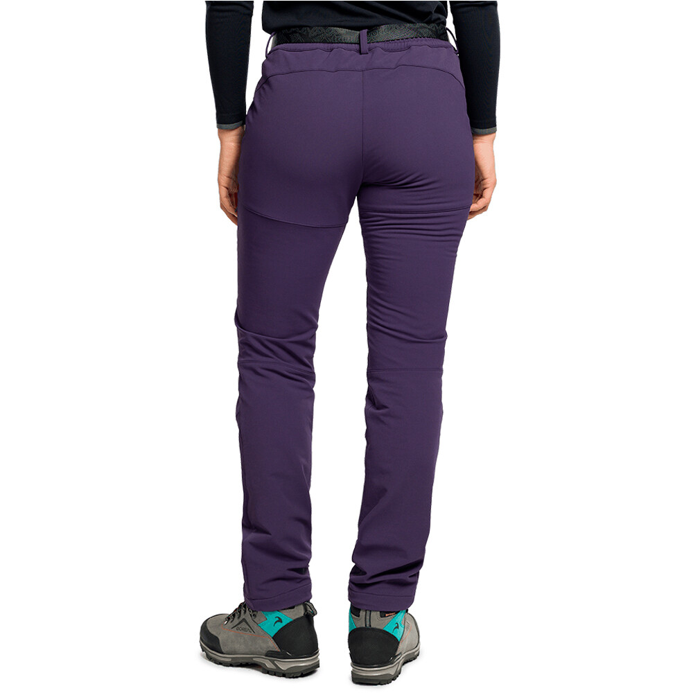 Trango pantalón montaña mujer DUNAI EXTREME MORADO vista trasera