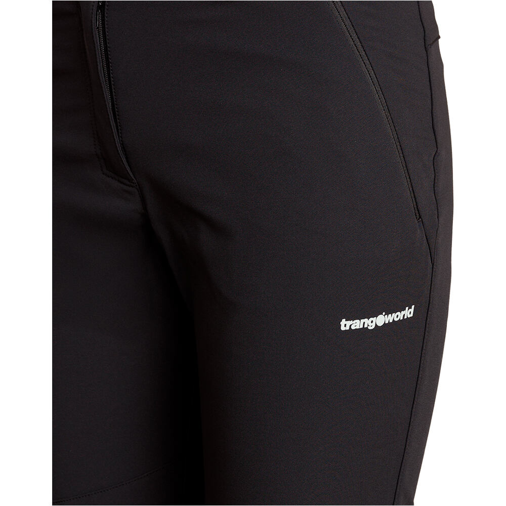 Trango pantalón montaña mujer HERNIO NEGRO vista detalle