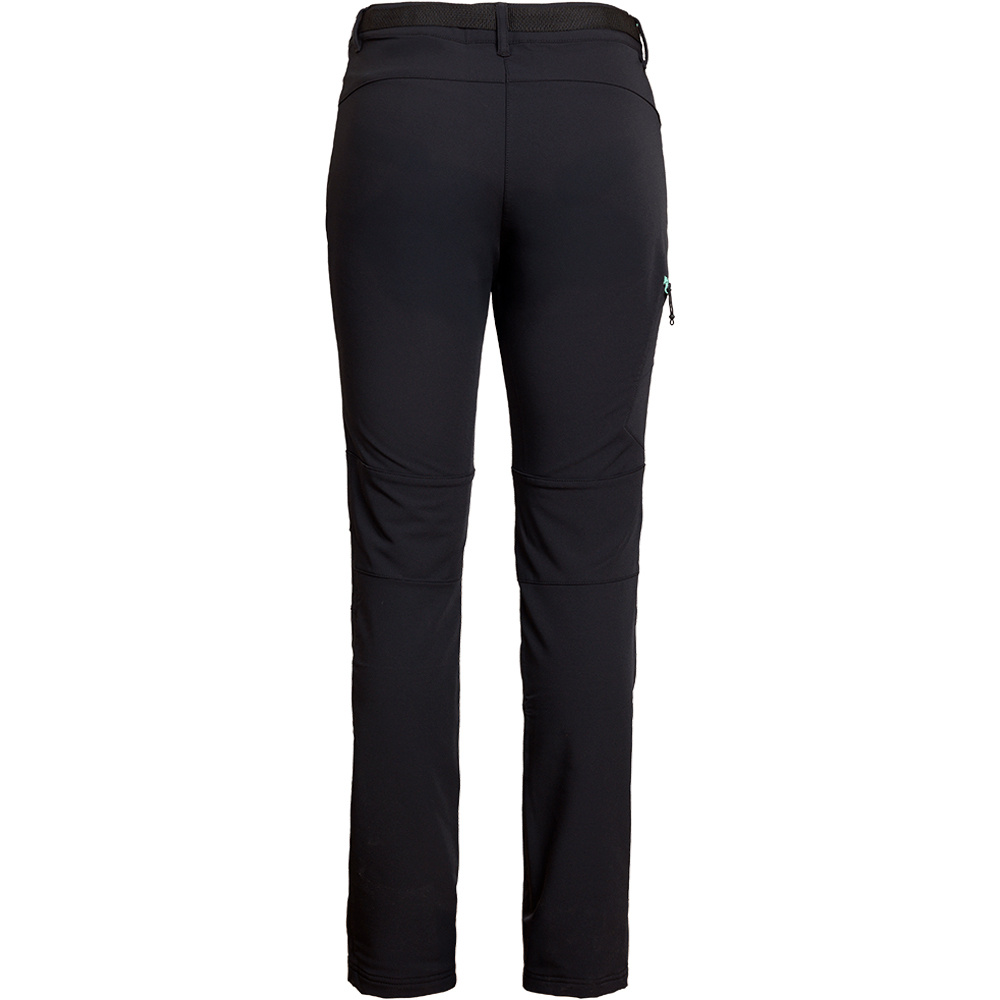 Trango pantalón montaña mujer HERNIO NEGRO vista trasera