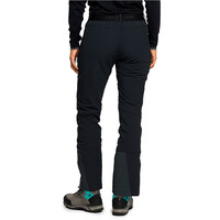 Trango pantalón montaña mujer NOGUERA V02 NEGRO vista trasera