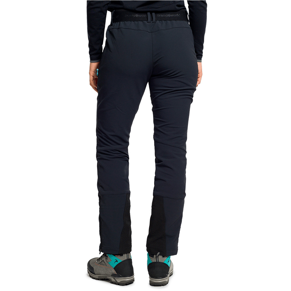 Trango pantalón montaña mujer NOGUERA V02 NEGRO vista trasera
