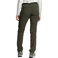 Trango pantalón montaña mujer VIVIER MARRON vista trasera
