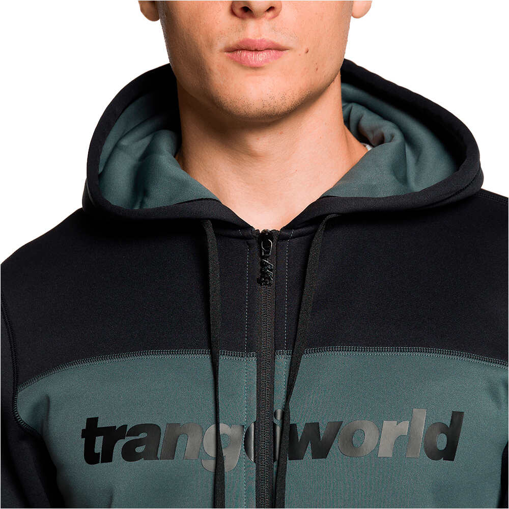 Trango Sudaderas Montaña Hombre RIPON V02 GRIS vista detalle