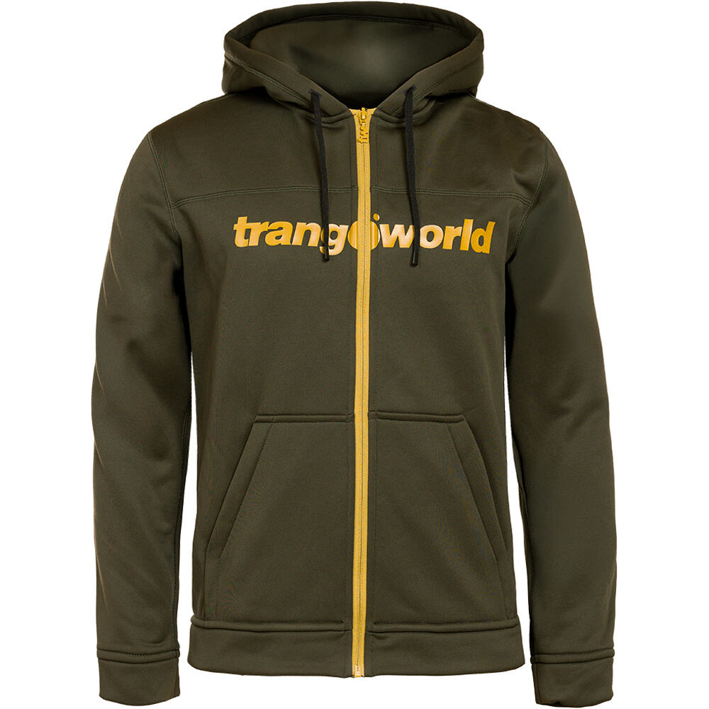 Trango Sudaderas Montaña Hombre RIPON V02 VERDE vista frontal