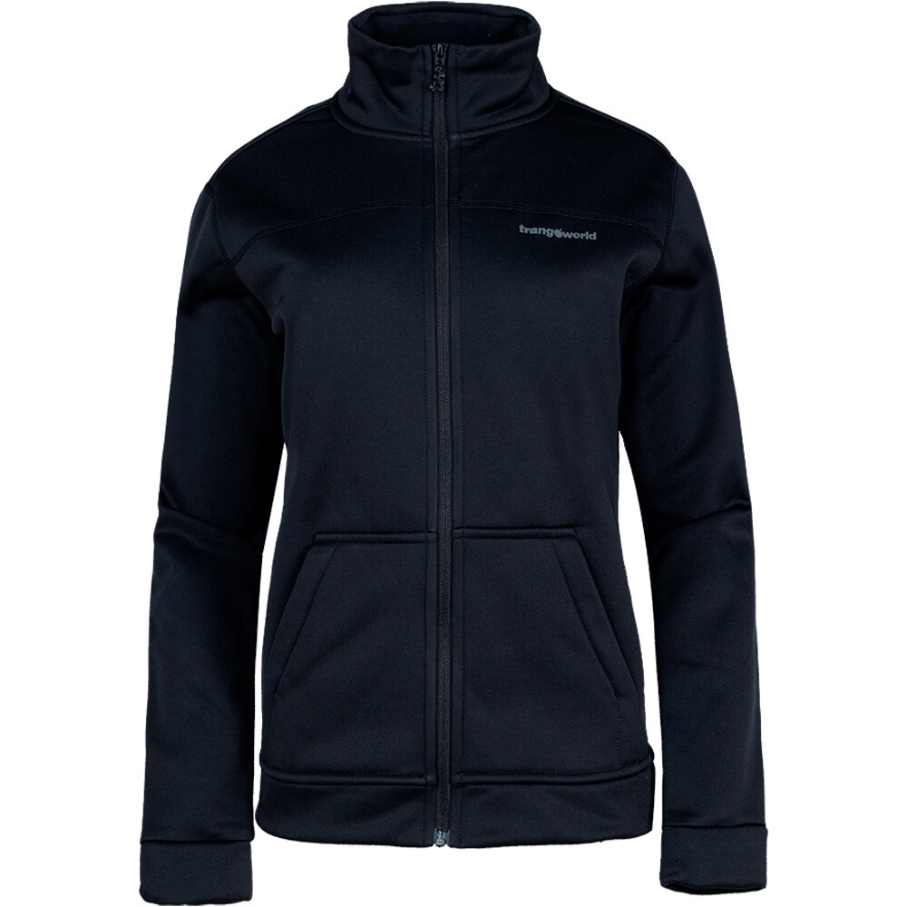 Trango Sudaderas Montaña Mujer CHAQUETA VAALS NEGRO vista frontal