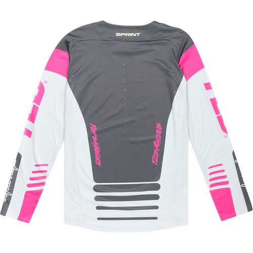 TROY-LEE SPRINT JERSEY FULL PULL blanco