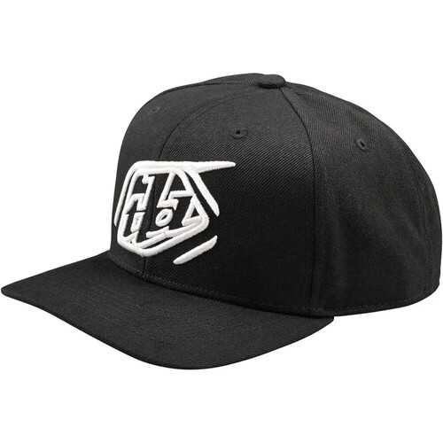 TROY-LEE CURVED SNAPBACK HAT BADGE negro