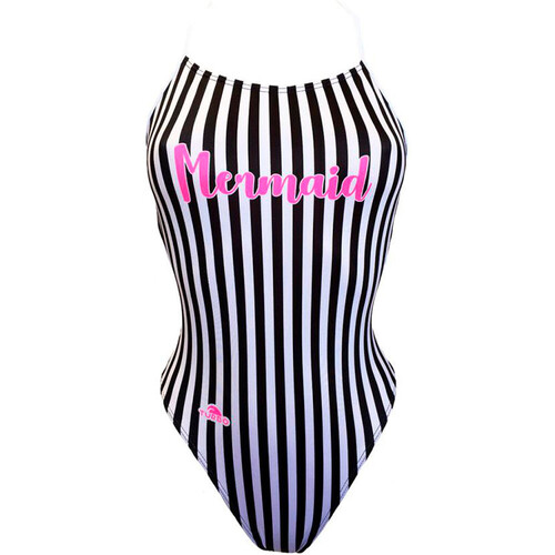 Turbo bañador natación mujer PATRON SIRENE PINK MERMAID NEGRO