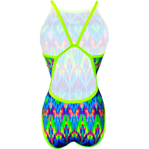 Turbo bañador natación mujer REVOLUTION IKAT AZUL