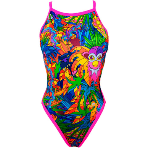 Turbo bañador natación mujer REVOLUTION TITTI NARANJA