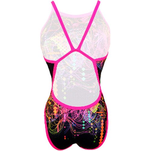 Turbo bañador natación mujer REVOLUTION&CURREN  TECHNIC NEGRO