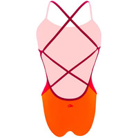 Turbo bañador natación mujer SIRENE COMFORT TRICOLOR  vista trasera