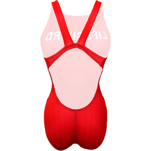 Turbo bañador natación mujer TIRANTE ANCHO NEW LIFEGUARD ROJO