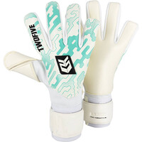 Twofive guantes portero infantil Atlanta Pro Negative AZUL vista frontal