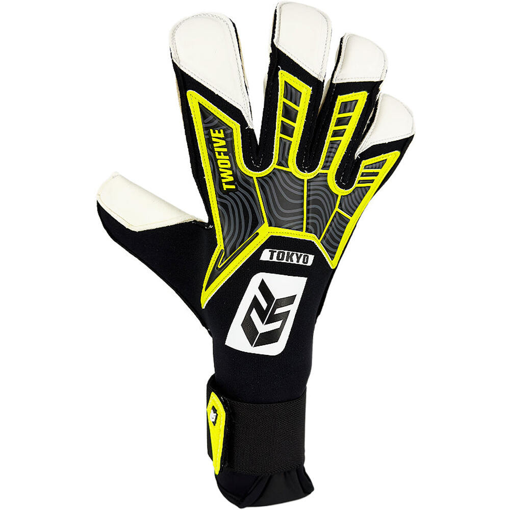 Twofive guantes portero infantil Tokyo Advance Roll NEGRO 01