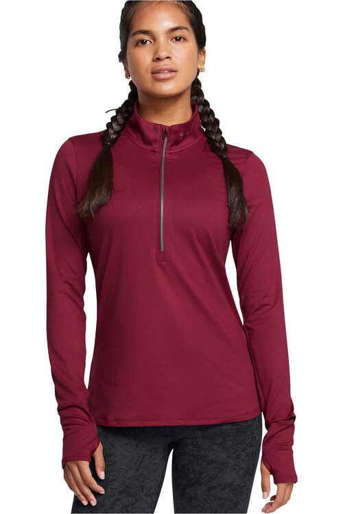 Under Armour camiseta técnica manga larga mujer LAUNCH PRO ROJO