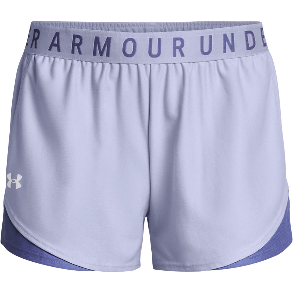 Under Armour pantalones y mallas cortas fitness mujer PLAY UP 3.0 AZUL 03