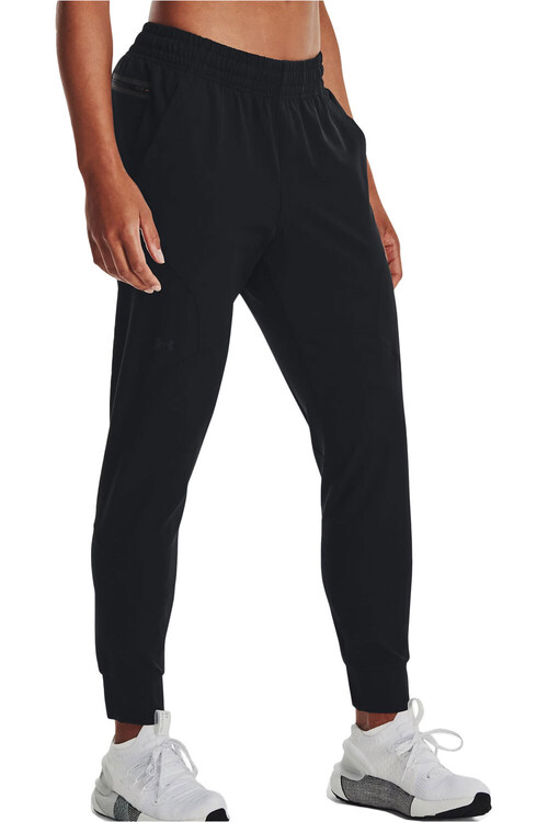 Under Armour pantalones y mallas largas fitness mujer UNSTOPPABLE NEGRO